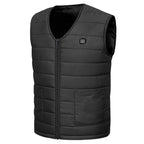 1Pc Heat Jacket Vest 3 Heating Gear Adjustable USB Heated Vest Warm Heat Coat Vest With 10 Heating Pads For Men Women Winter Outdoor Activity