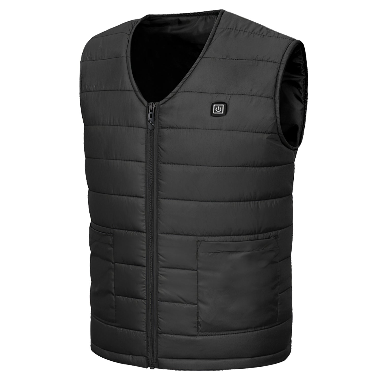 1Pc Heat Jacket Vest 3 Heating Gear Adjustable USB Heated Vest Warm Heat Coat Vest With 10 Heating Pads For Men Women Winter Outdoor Activity