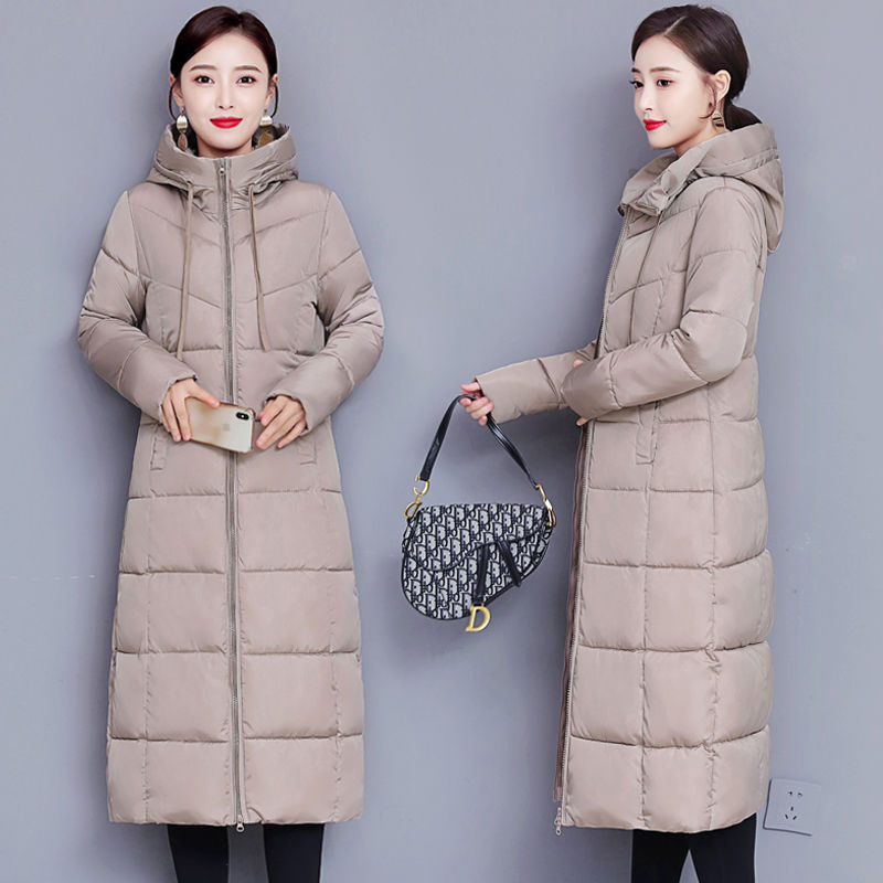 Women's Down Padded Jacket Mid-length Over-the-knee Coat