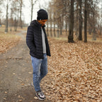 1Pc Heated Jacket Electric Heating Coat Lightweight Winter Hooded Jacket With 3-Level Heating Modes 8 Heating Zones Detachable Zipper Hood