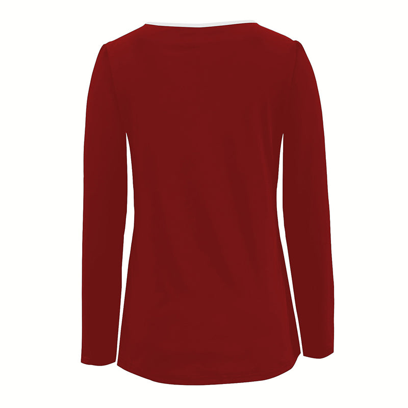 Women's Long Sleeve Tunic Tops Casual T-Shirt Fall Work Fashion 2025, Everyday Basic Wear