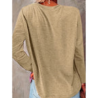 Women's Dog & Letter Print Crew Neck Sweatshirt, Casual Long Sleeve T-Shirt For Spring & Fall