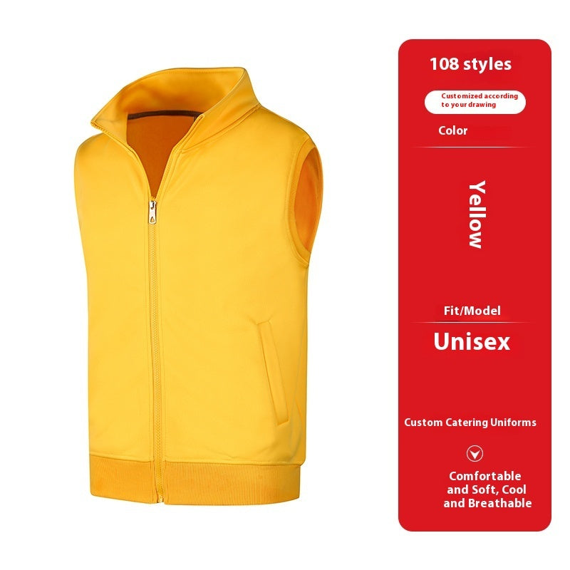 Vest Overalls Printing Net Coffee Catering Supermarket Volunteers