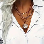 Women's Solid Color Lapel Long Sleeve Shirt Classic Button-Down Blouse With Chest Pocket For Spring And Fall