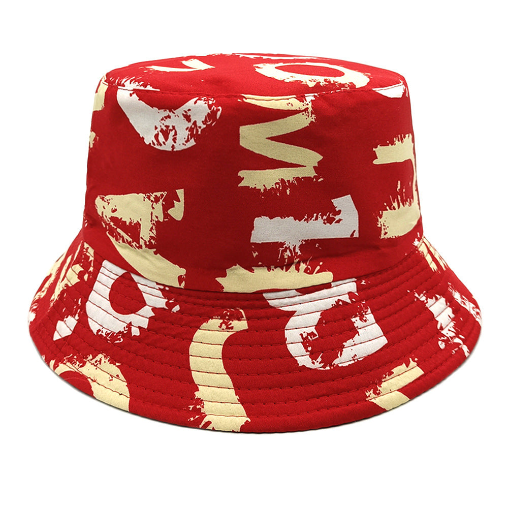 Versatile Couple Double-sided Sun-proof Basin Hat Casual Hat