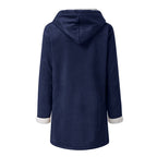 Winter Jackets For Women Sherpa Lined Jacket Women Duffle Toggle Coat Hooded Fleece Jacket