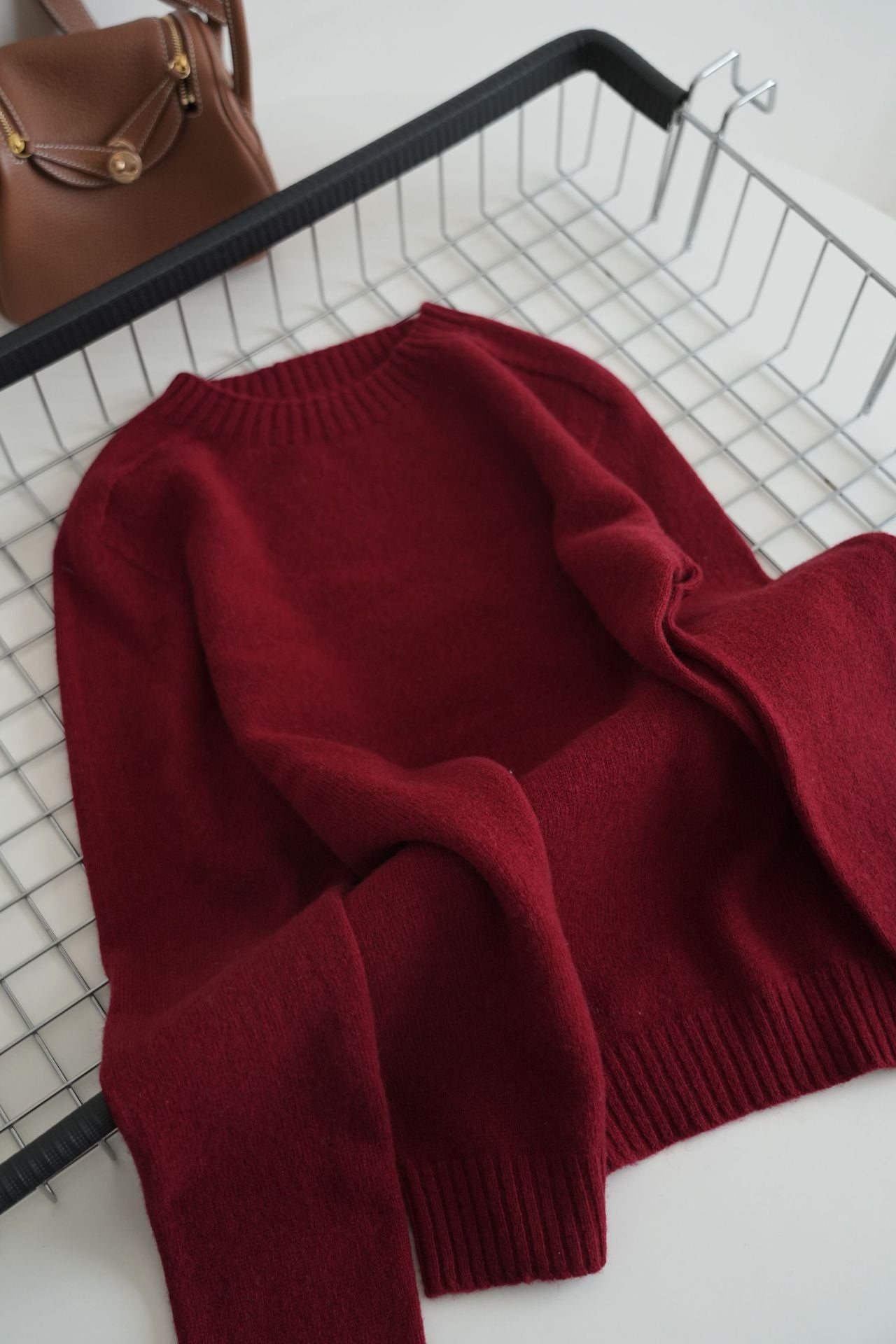 Pure Wool Soft Glutinous Thick Loose-fitting Pullover Base Sweater