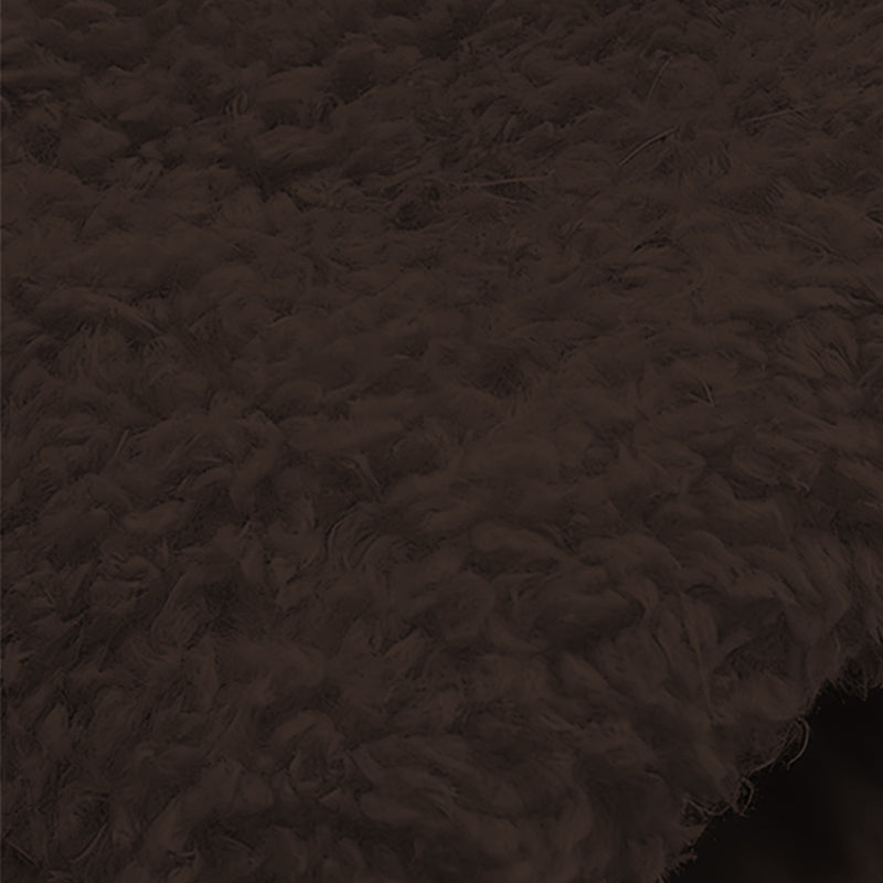 Plus Size Women's Vintage Sherpa Hooded Cardigan Plush Lined Button Up Jacket For Autumn And Winter