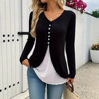 Women's Long Sleeve Tunic Tops Casual T-Shirt Fall Work Fashion 2025, Everyday Basic Wear