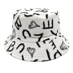 Love Letter Pattern Digital Printing Bucket Hat