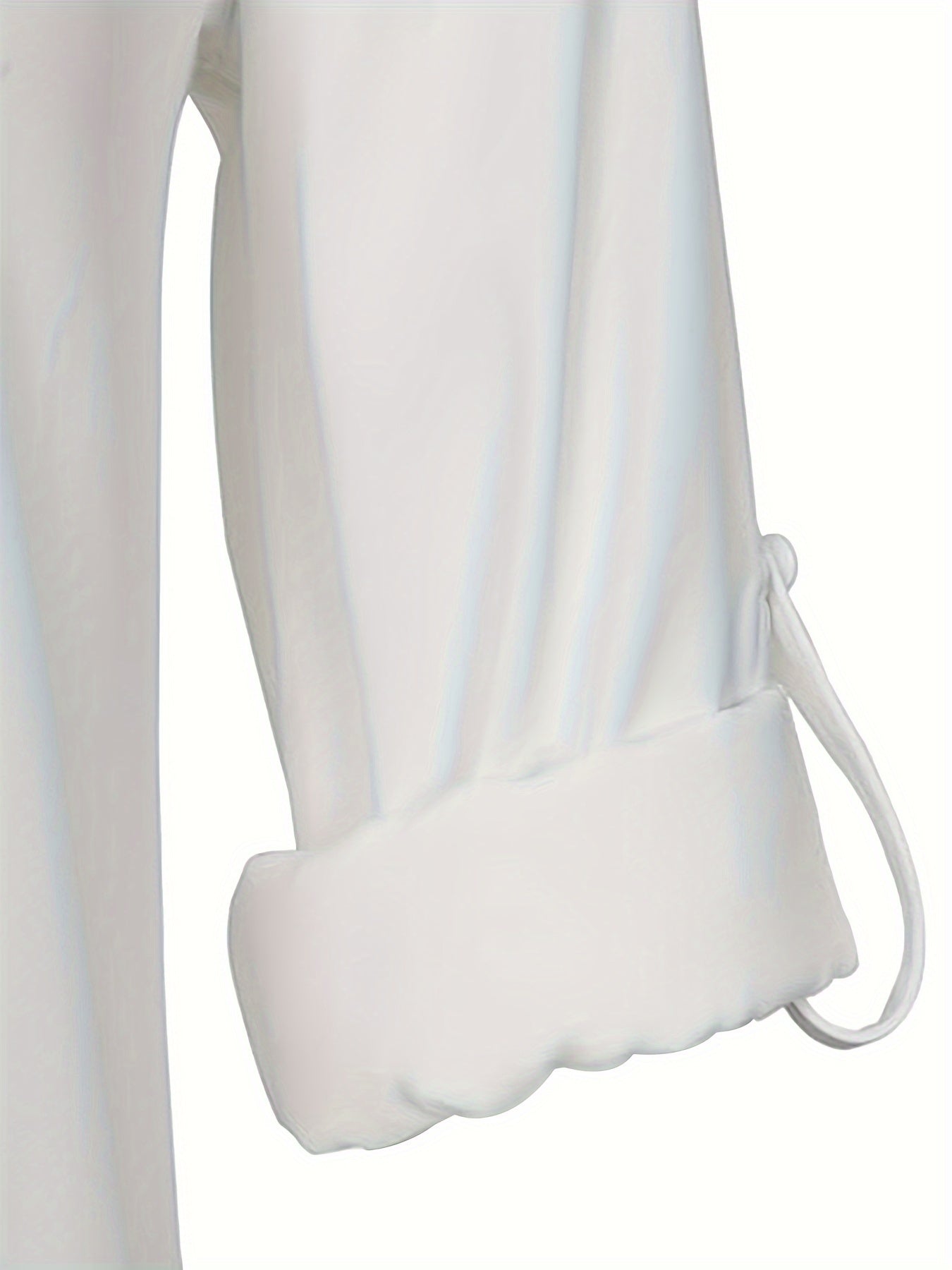 Women's Long Sleeved Simple And Versatile Casual Pearl Button Shirt