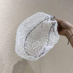 Mesh Hat Cover Gray Hair Lace Pile Heap Cap Thin Spring Women's Big Head Circumference