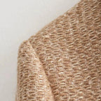 Women's Fashion Woolen Solid Color Casual Top Short Coat