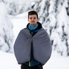 1Pc 53.5x37.8in Electric Heated Throw Full Body Heated Shawl Indoor Outdoor Heated Blanket With 3 Heating Levels 2Hrs Auto Off Machine Washable Waterproof