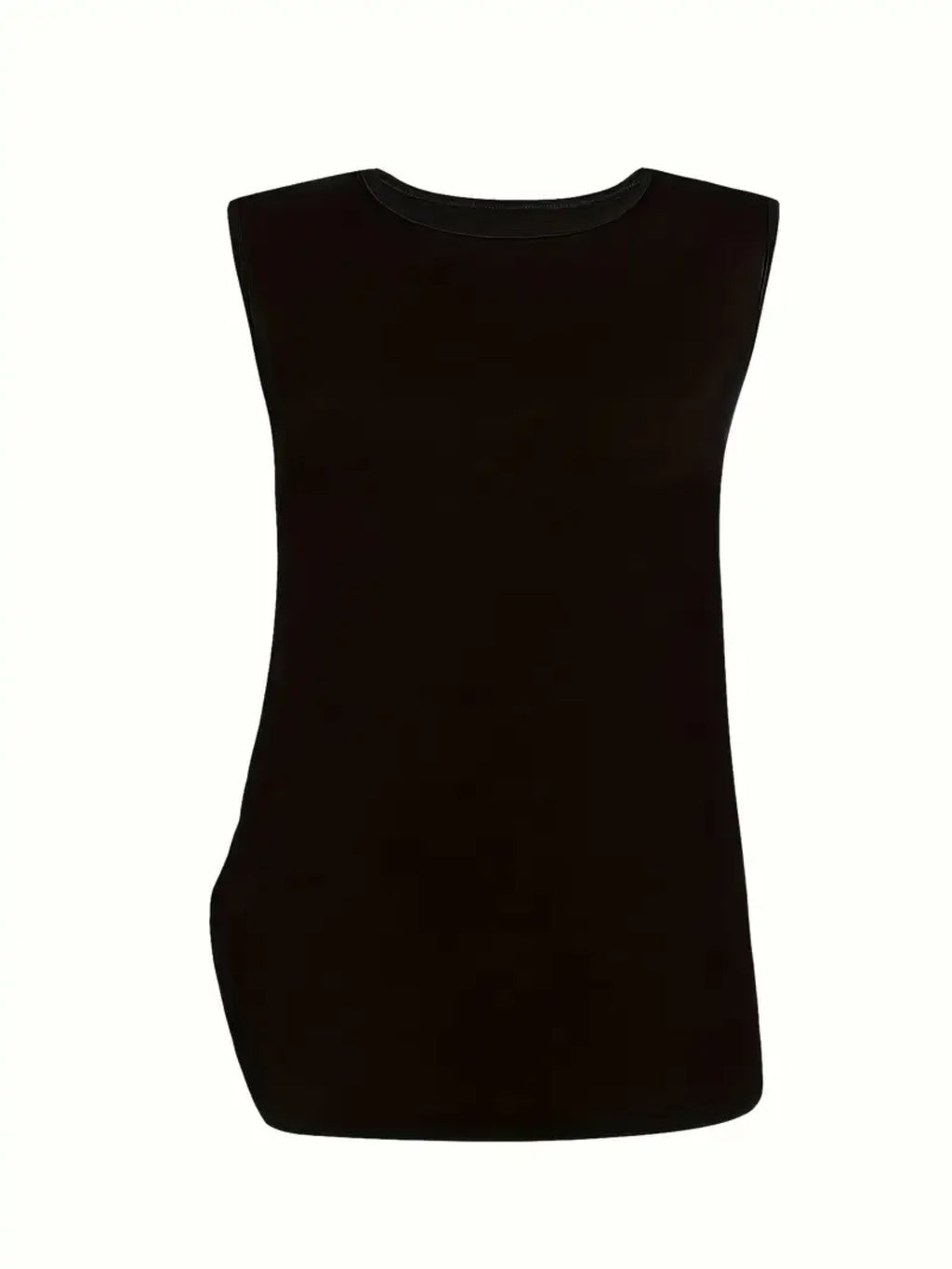 2025 New Elegant Women's Solid Color Two-piece Set, Round Neck Top And Wide Leg Pants, Casual Women's Clothing For Spring, Summer, Autumn And Winter