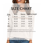 Women's Hollow Out Pullover - Soft Lightweight Long Sleeve Top For 2025 Spring Fall Outfits