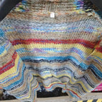 Faux Sweater-Effect Cardigan Jacket