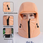 Winter Warm Hat Female Cycling Electric Car Face Care Ear Protection Scarf