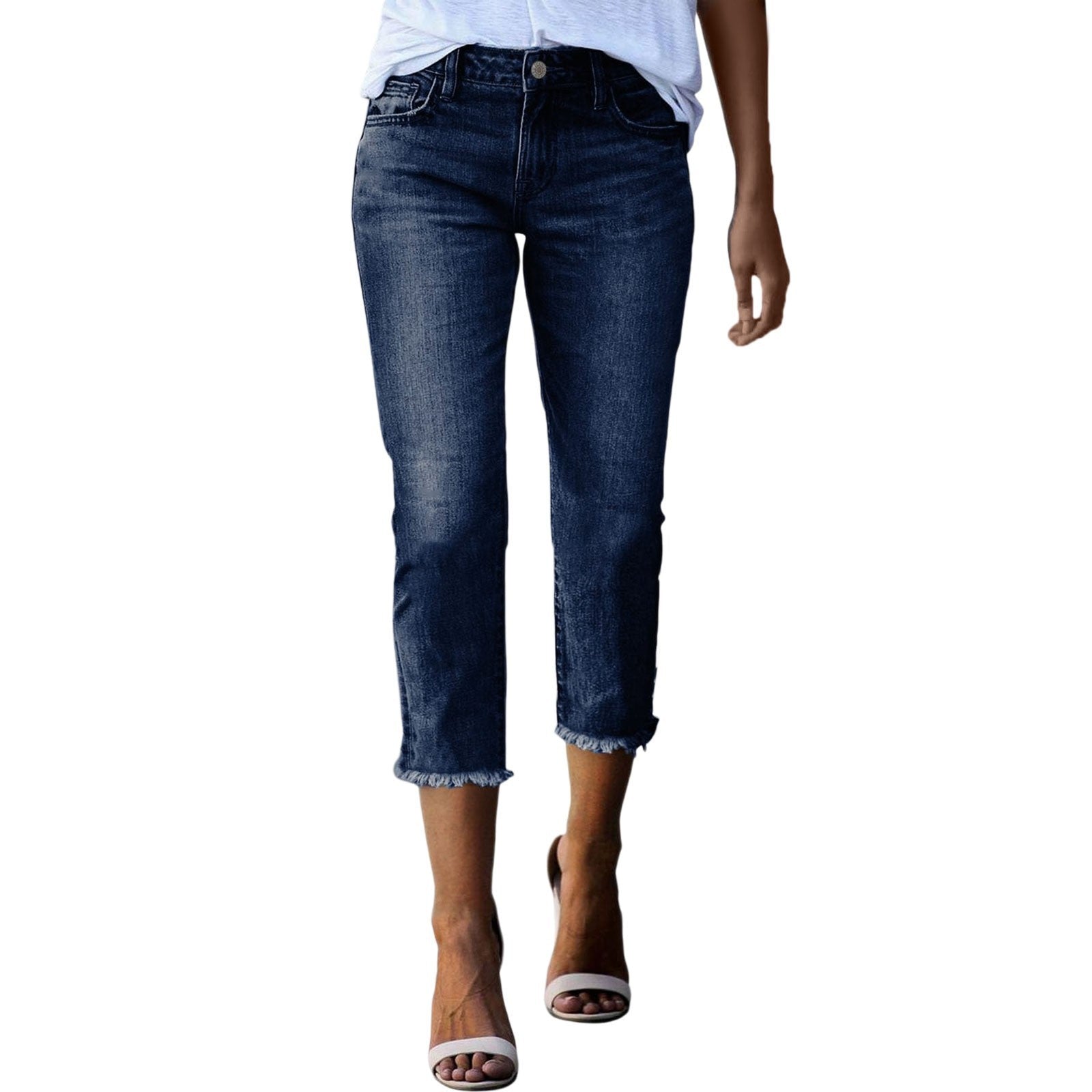 Fashionable Retro Slim-fit Stretch Jeans For Women