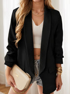 2025 New Women's Jacket Jacket, Suitable For Autumn And Winter Wear, With Button Closure And Large Pocket Design