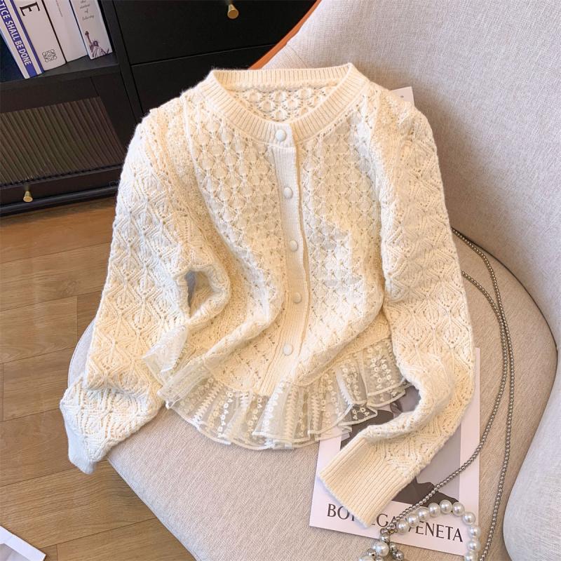 Western Style Knitted Cardigan For Women