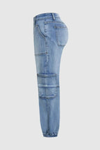 Women's High-Waist Lace-Up Jeans, Wide-Leg Full-Length Jeans With A Sexy Corset-Style Side Lacing, Statement Denim For Parties And Festivals Forbidden Platform - Temu
