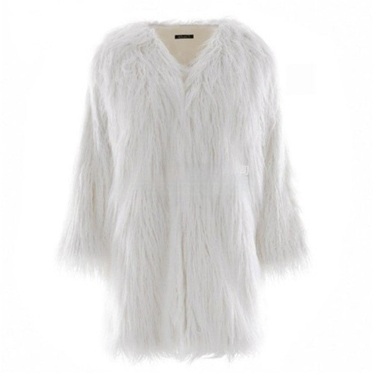 New Haining Fur Coat Mid-length Style