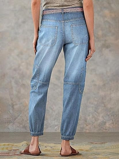 Women's High-Waist Lace-Up Jeans, Wide-Leg Full-Length Jeans With A Sexy Corset-Style Side Lacing, Statement Denim For Parties And Festivals Forbidden Platform - Temu