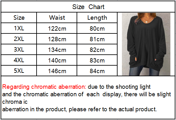 Self-pick-up Plus Size Women's Soft Round Neck Casual Shirt Elegant Loose Long Sleeve Pocket Top Only Self-pickup Is Supported