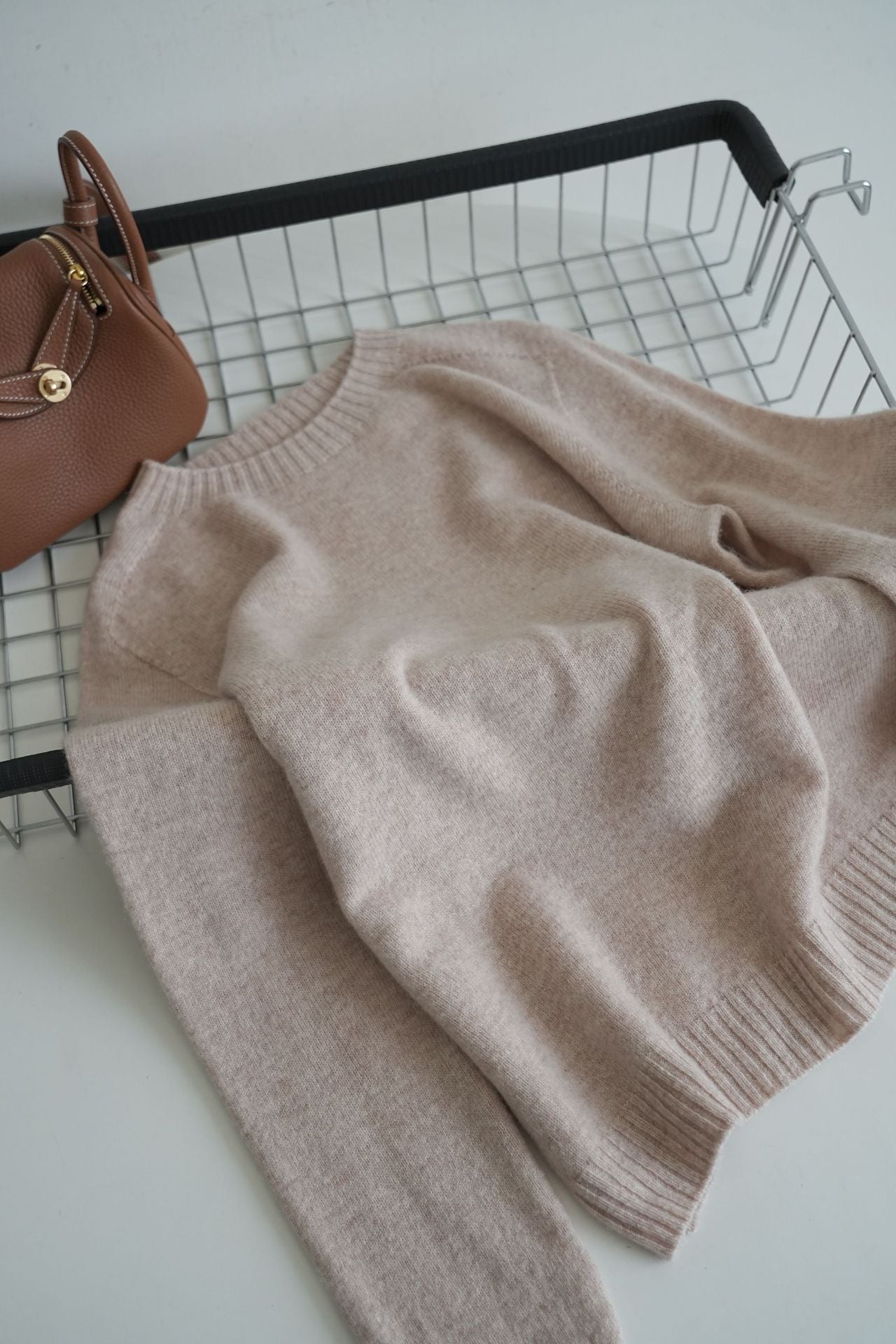 Pure Wool Soft Glutinous Thick Loose-fitting Pullover Base Sweater
