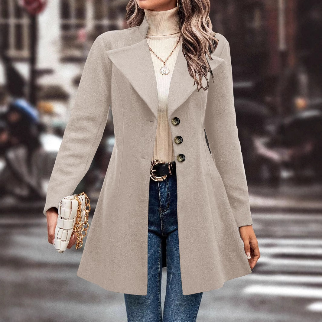 Fashion Solid Color Polo Sweater Autumn Clothes