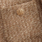 Women's Fashion Woolen Solid Color Casual Top Short Coat