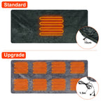 1Pc  59x31in USB Heated Blanket Electric Heated Blanket Heated Poncho Shawl Wrap Throw With Zipper Washable For Home Office No Power Bank Compatible With CJCD2415461