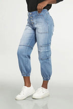 Women's High-Waist Lace-Up Jeans, Wide-Leg Full-Length Jeans With A Sexy Corset-Style Side Lacing, Statement Denim For Parties And Festivals Forbidden Platform - Temu