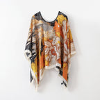 Pullover Shawl Outerwear Cover-up Multifunctional Scarf