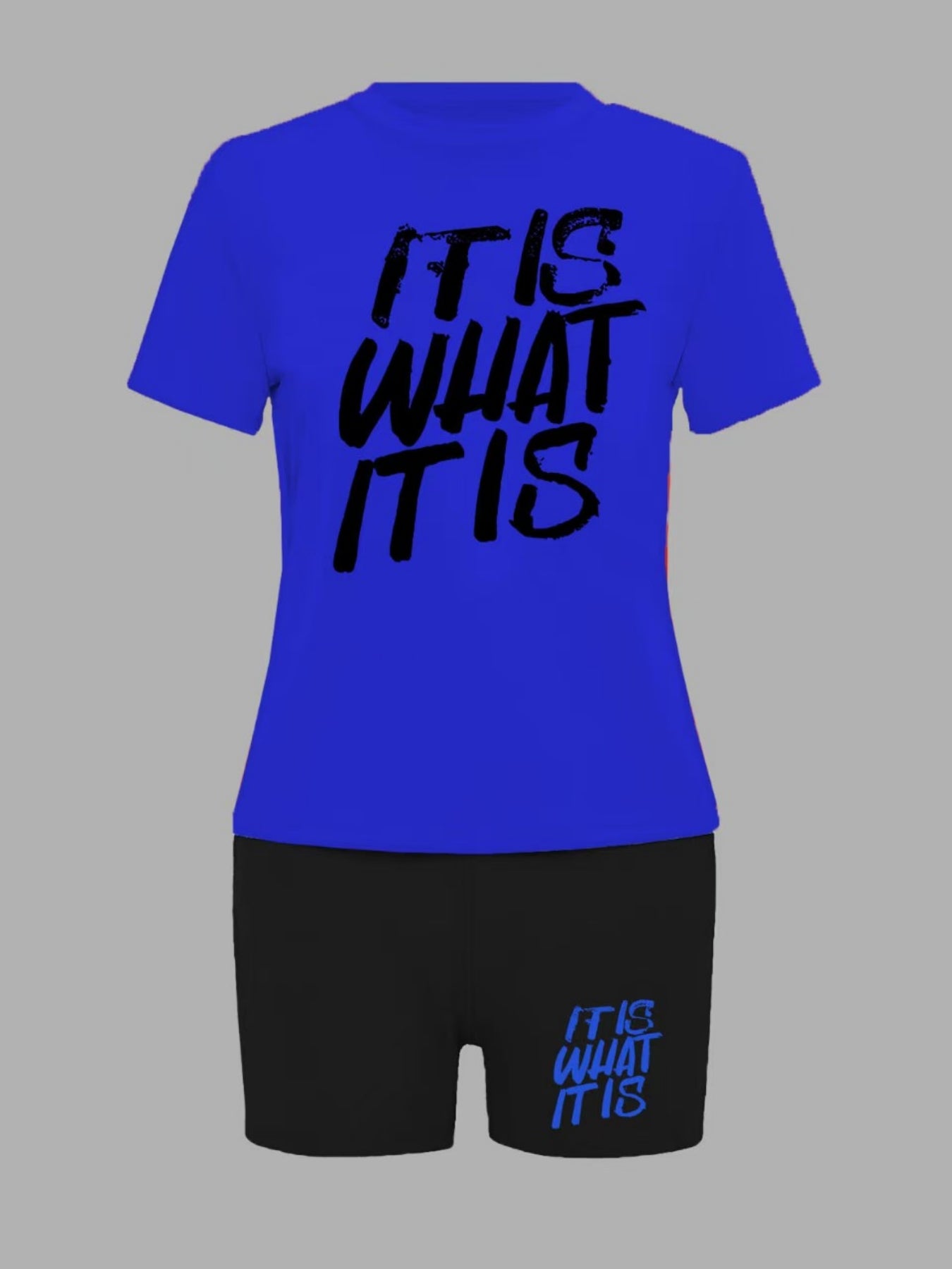 2025 Large New Women's Short Sleeved And Shorts Jogging Set, Casual Two-piece Set, Sportswear