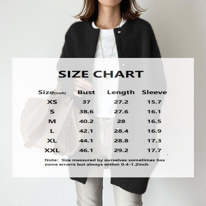 Women's Solid Color Wool-like Coat, Oversized Long Sleeve Button Up Trench For Fall Winter Casual Outwear